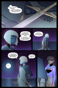 Automatons know nothing of betrayal or honor. They know only what they're programmed to know. Only living beings possess the ability to change, and make new choices.